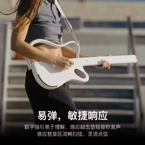 LAVA GUITAR LAVA GENIE Smart Guitar With Bag Strap Accessories