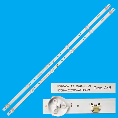LED Backlight strip 6 lamp for 4708-K320WD-A2113N01 A1113N11 TX-32FR250K K320WDX A1 A2 A B Type 2T-C