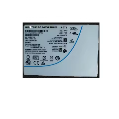 NEW P4510 2TB 1TB U.2 NVMe 2.5 inch PCIE3.0 Write Dense Server Enterprise SSD Solid State Drive New 