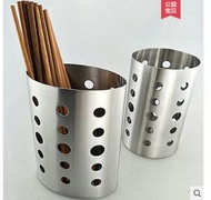 Stainless steel chopstick holder heightened chopstick basket thickened chopstick rest chopstick bucket drain basket kitchen hotel supplies