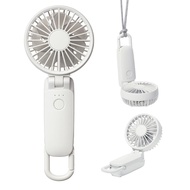 RHYTHM Silky Wind Mobile 3.2 Handheld Fan, 2025, High Airflow, Quiet, 3-Way (Handheld, Neck Strap, T