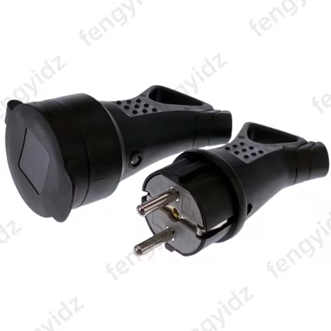 IP54 Germany EU Waterproof Socket With Grounding Schuko Female Plug