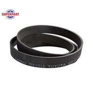 สายพานไดชาร์ท VIGO ปี 05-07 2.5D 2KD แท้ห้างTY 7PK1516 (90916-T2006) (ราคาต่อ 1 ชิ้น)