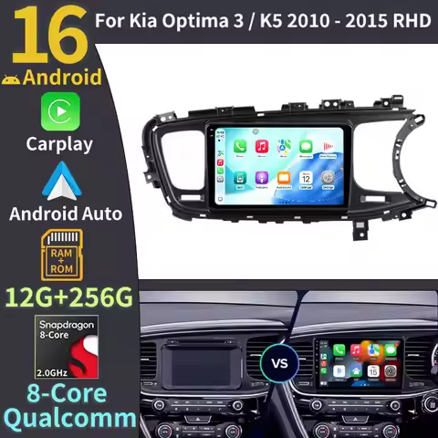 Wireless CarPlay Android Auto For Kia Optima 3 K5 TF T 2010 2011 2012 2013 2014 2015 RH Android 16 8