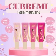 CUBREMI Foundation Liquid 15ml 4 Colour Available Asian Skin Light/Medium/Natural/Tanned Size Concea