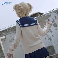 Himiko Toga Cosplay Wig Heat Resistant Synthetic Hair Cosplay Costume Wig for Costume Party Anime Sh