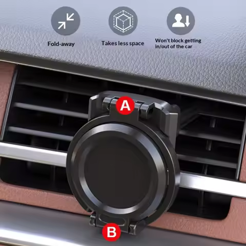 Car Folding Air Outlet Cup Holder, Car Beverage Rack Vehicle-mounted Water Cup Holder Beverage Fixed