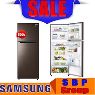 SAMSUNG TWIN DOOR INVERTER REFRIGERATOR 500L BROWN SAM-RT38K5062DXME PETI SEJUK 2 PINTU