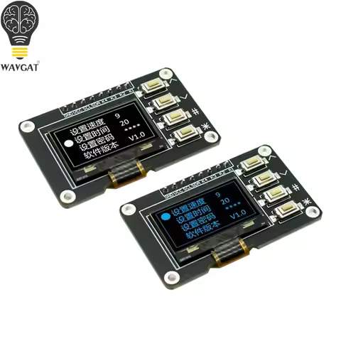 0.96inch OLED Display IIC White/Blue 12864 with 4 Buttons OLED Display SSD1315 OLED I2C Display DC 3