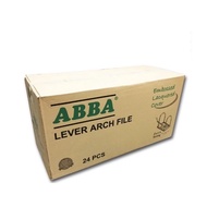 ABBA ARCH FILE 3" SILVER (404)- 24 PCS
