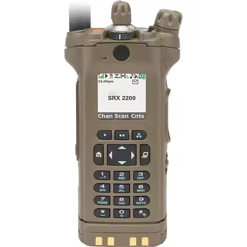 ENHANCED COMBAT PORTABLE TWO-WAY RADIO for mot orola SRX 2200 VHF 7/800 Model 1.5 Portable Radio SRX