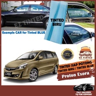 Proton Exora_TINTED CROMAX BIRU/Blue Tinted/ Tinted Kereta /Car Window Film/2PLY UV Film_Siap Potong/Car Tinted/Precut