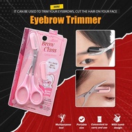 Eyebrow Trimmer beauty tools 2 in 1 eyebrow trimmer + eyebrow comb Brow Eyebrow Trimming Scissors wi
