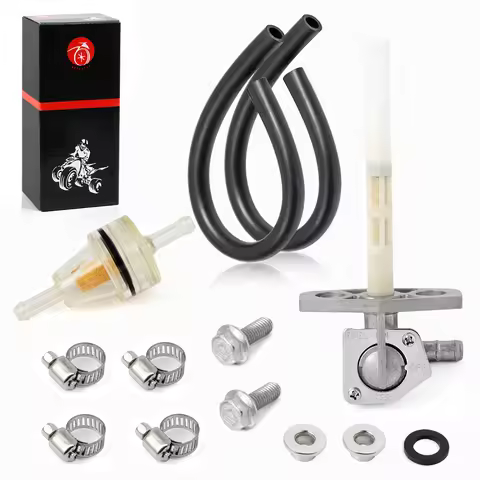 Gas Tank Fuel Valve Petcock 8mm Kit For Honda XR200R XR250R XR350R XR400R XR500R XR600R