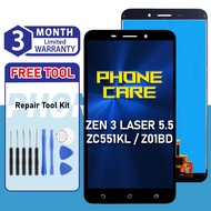 COMPATIBLE FOR ASUS ZENFONE 3 LASER 5.5 ZC551KL Z01BD LCD TOUCH SCREEN DIGITIZER DISPLAY GLASS REPLA