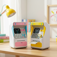 ATM Machine Toy Bank for Kids with Facial Unlock Feature