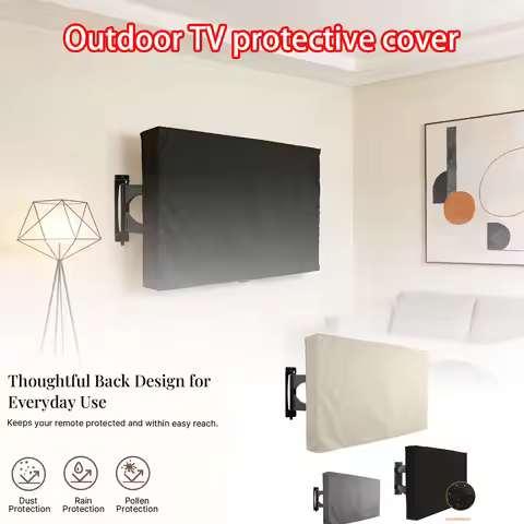 Regular Size Weatherproof and Dustproof Outdoor TV Cover 40" 46" 50" 55" 60" 65" Protect TV Screen G