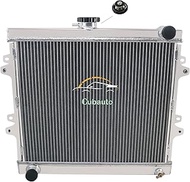 Cubauto 3 Row Aluminum Radiators for 84-95 Toyota Pickup DLX/ 4Runner SR5 2.4L L4 MT 85 86 87 88 89 