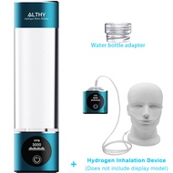 ALTHY H2-PRO เครื่องกำเนิดไฟฟ้าไฮโดรเจนกระบอกน้ำ - Hydrogen Water Generator Bottle DuPont SPE+PEM Dual Chamber + PPB &amp; Time Display + H2 Inhalation device