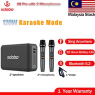 XDOBO X8 Pro 120W Karaoke Wireless Bluetooth Speakers with 2 Microphones