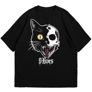 LOKAL CAT 9 LIVES T-SHIRT | LOCAL SIZE | RAP TEE | REGULAR FIT Digital Tshirt Comfortable