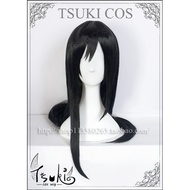 Tsuki Final Fantasy FF7 Final Fantasy VII Tifa Tifa Black Universal cos wig wig