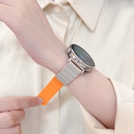 Suitable for Huawei gt5 Watch Strap gt4 Magnetic gt3 Silicone Contrast Color watch4 Wristband Smart 