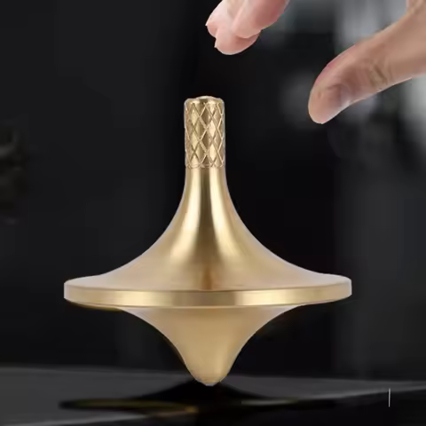 Inception Space Metal Brass Spinning Top Stress Relief Toys Gyro Creative Desktop Small Fidget Spinn