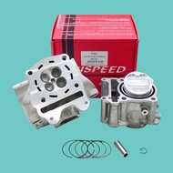 Cylinder Head Set Hispeed 19/22 With Cnc Piston Size 60-61-62-63 Mm Fast Delivery