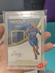 Andrew Wiggins 06/25 Immaculate Collection card