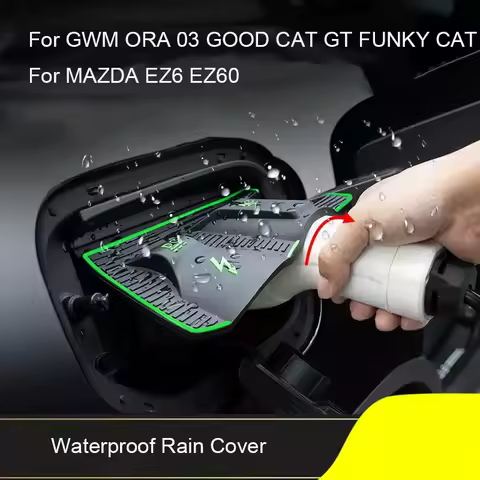 New Energy Car Charging Port Waterproof Protector Cover Gun Charge Rain Cover For GWM ORA 03 GOOD CA