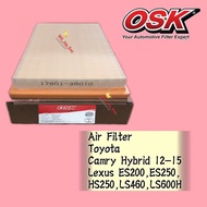 OSK AU-N1804 AIR FILTER TOYOTA CAMRY HYBRID,LEXUS ES200,ES250,HS250,LS460,LS600H