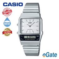 [100% Original] 1 YearWarranty Casio Analog Stainless Steel Watch AQ-800E-7A