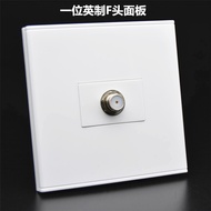 86 Type F Head Socket TV Cable TV Wall Panel TV HD Digital Closed Circuit TV Switch Panel
