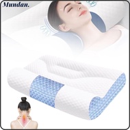 MUNDAN Sleep Apnea Pillows, Breathable Comfortable Orthopedic Deep Sleep Pillow, Upgraded Neck Pain 