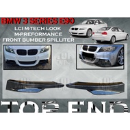 BMW 3 SERIES E90 2008-2011 LCI M-TECH LOOK M-PERFORMANCE FRONT BUMPER SPLITTERS FRONT LIP CAR BODYKI