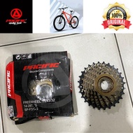 PACIFIC Freewheel 7 Speed Rear Gear 14-28T Mountain Bike Sp-F312 Not Cassette Sprocket yes threaded