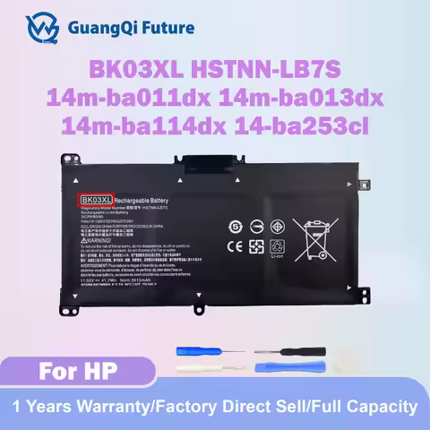 BK03XL HSTNN-LB7S 41.7Wh New Rechargeable Battery For HP Pavilion X360 BK03041XL 916366-421 916366-5