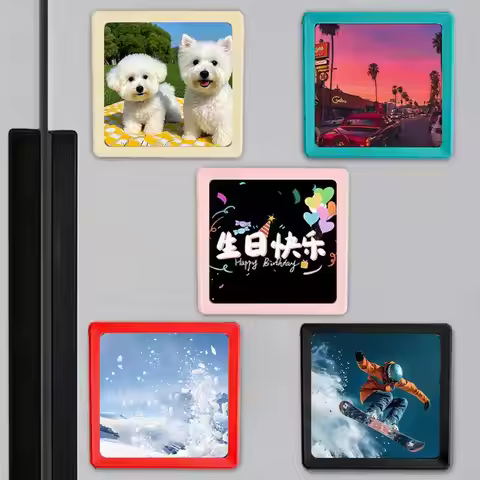 Music Fridge Magnet With Photos Music Frame Bluetooth Speaker Personalized Music Refrigerator Magnet