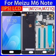 5.5" Best For Meizu M6 Note M721H M721Q LCD Display With Frame Touch Screen Panel Digitizer For Meiz