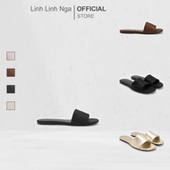 С& Inflat Satin Slide Sandals - CK1-70060643 Genuine full bill