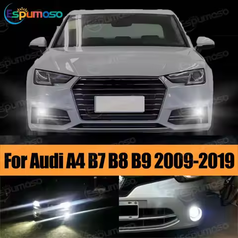 2Pcs H11 LED Bulb Led Lamp Super Bright Car Fog Lights Day Driving Running Light 6000K White For Aud