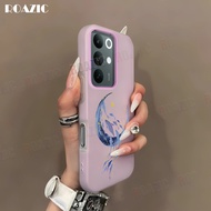 Soft Double Layer 2 in 1 Phone Case Compatible For Realme C85 5G C71 C75x C75 Moon and Dolphin Desig