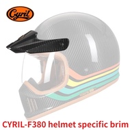 CYRIL-F380 Helmet Specific Brim 3K/12K Carbon Fiber Helmet Specific Brim Helmet Replaceable Accessor