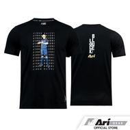 ARI X BLUE LOCK RAICHI TEE - BLACK/YELLOW/WHITE เสื้อยืด อาริ บลูล็อค ไรจิ สีดำ