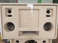 ตู้ลำโพง บลูทูธ DIY ขนาดซับ 8 นิ้ว (งานดิบ)แบนพาส กลาง 4 นิ้ว 2ดอก แหลม 2 นิ้ว 2 ดอก ผลิตจากไม้ MDF