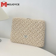 MOJOYCE Flower Printed Laptop Sleeve Quilted Laptop Case Protective Cute Computer Sleeve for 11-15 I