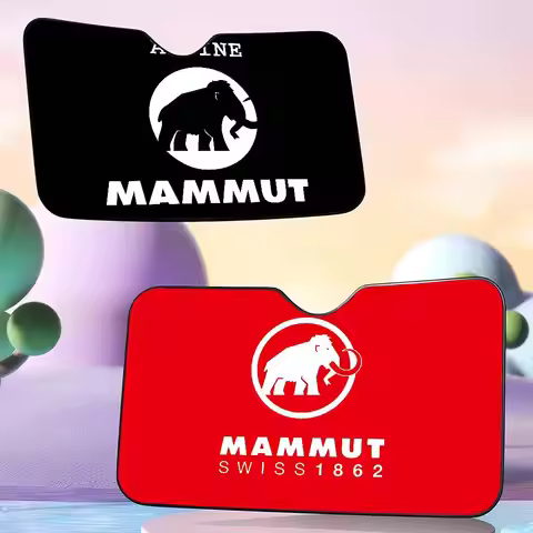 Luxury Mammut Car Windshield Funny Sun Shade Foldable UV Ray Sun Visor Protector Sunshade For Front 