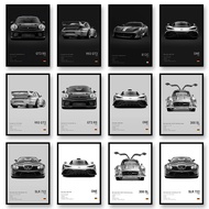Famous Cars GT3 RS 812C ONE Canvas Wall Art Print Poster 300 SL SLR 722 CARRERA GT Decorative Mural 