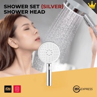 Diiib Shower Set Silver | Shower Head | Hose | Lift Bar | Shower Valve [Height Adjustable, Durable, 